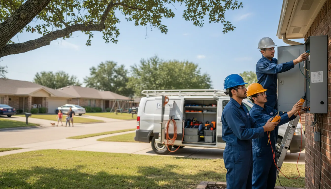 Certified electrician providing emergency electrical services in Thomasville, PA